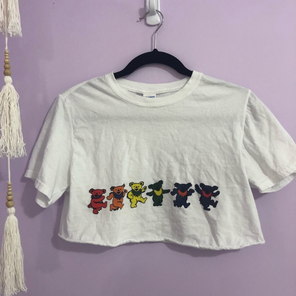 Grateful Dead cropped tshirt